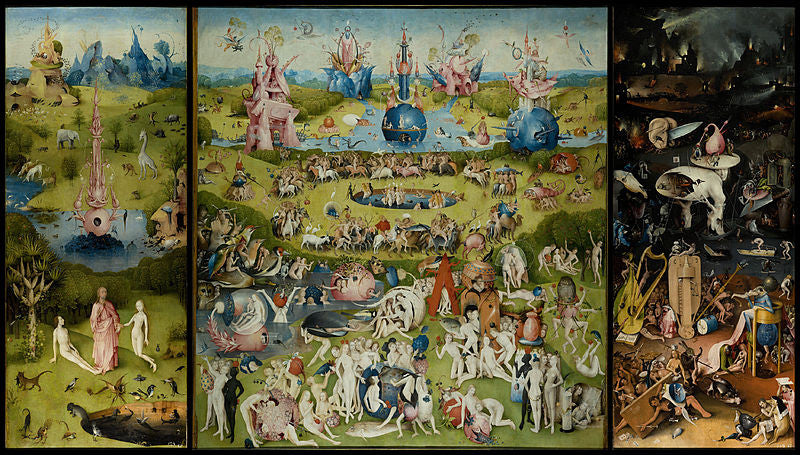 Bosch: Garden Of Earthly Delights Poster - HalfMoonMusic