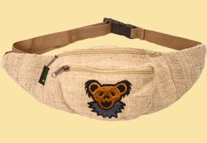 Grateful Dead Dancing Bear Embroidered Fanny Pack - HalfMoonMusic