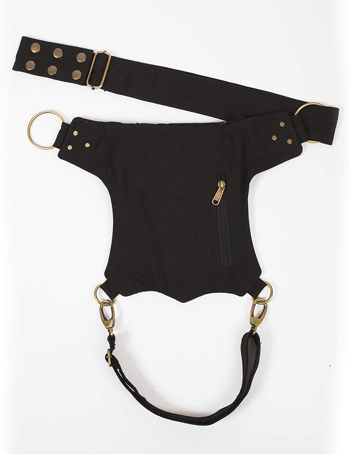 Bikers Sling Thigh Belt Hip Bag - HalfMoonMusic