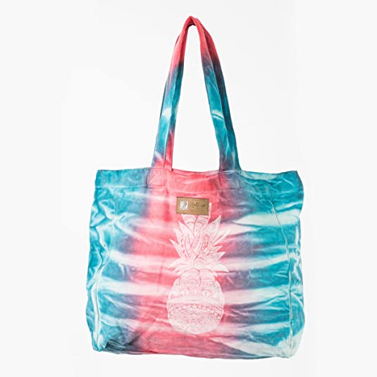 Tie-Dye Canvas Eco Print Bag - HalfMoonMusic