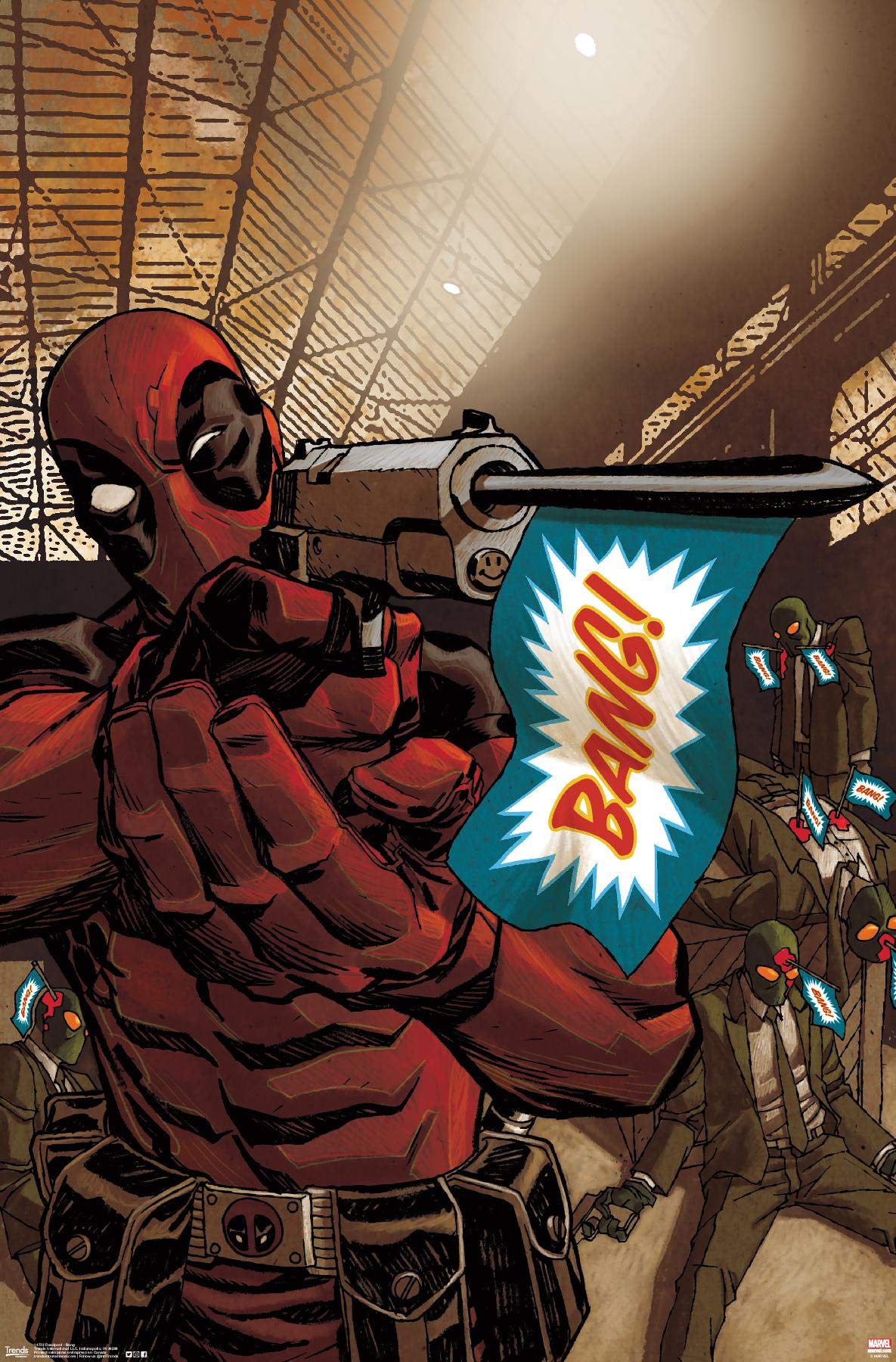 Deadpool BANG! Poster - HalfMoonMusic
