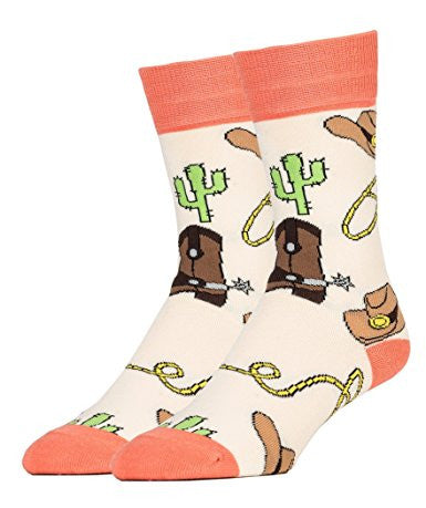 Men's Cowboy Socks - HalfMoonMusic