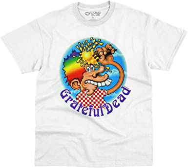 Mens Grateful Dead Ice Cream Kid White T-Shirt - HalfMoonMusic