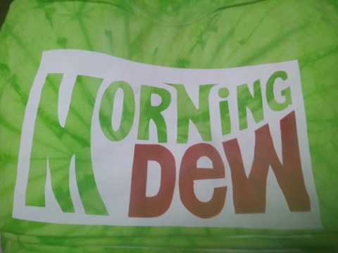 Grateful Dead Green Morning Dew T-shirt - HalfMoonMusic