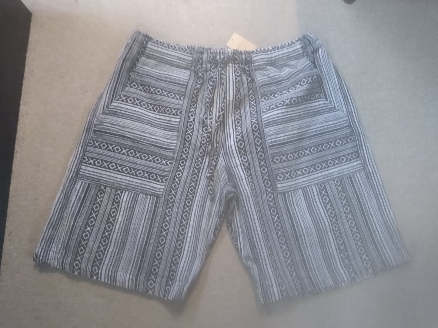 Mens Cotton Drawstring Gheri Baja Shorts - HalfMoonMusic