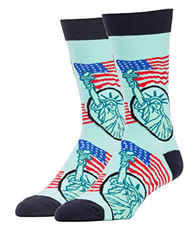 Men's Lady Liberty Socks - HalfMoonMusic