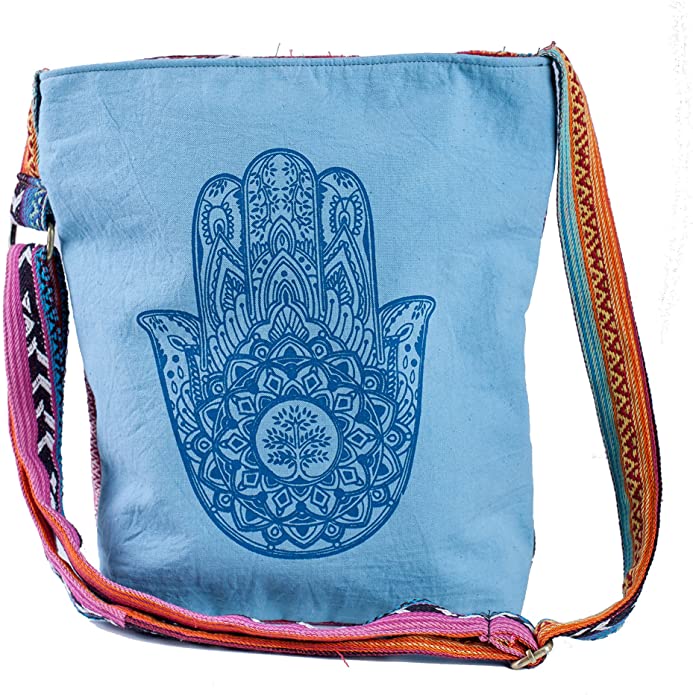 Jacuard Messenger Print Bag - HalfMoonMusic