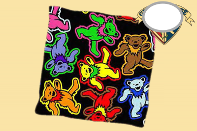 Grateful Dead Coral Fleece Pillows - HalfMoonMusic