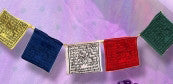 Large Tibetan Prayer Flags - HalfMoonMusic