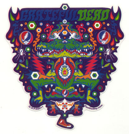 Grateful Dead Alligator Sticker - HalfMoonMusic