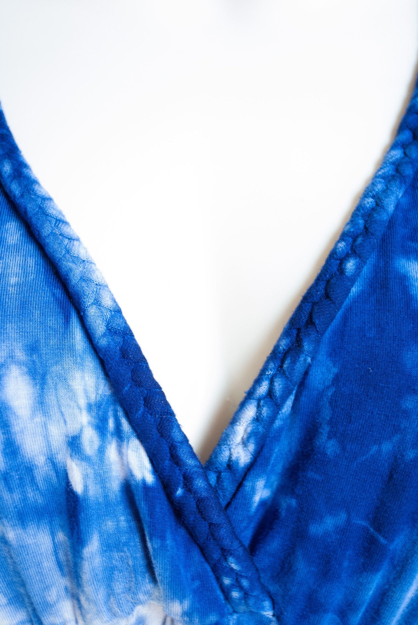 Womens Tie-Dye Braided Strap Dress - HalfMoonMusic