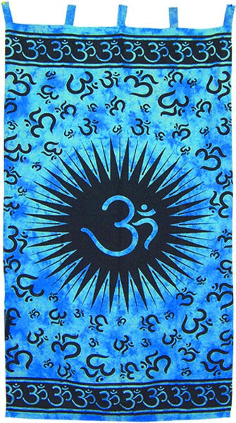 Om Tie Dye Curtain - HalfMoonMusic