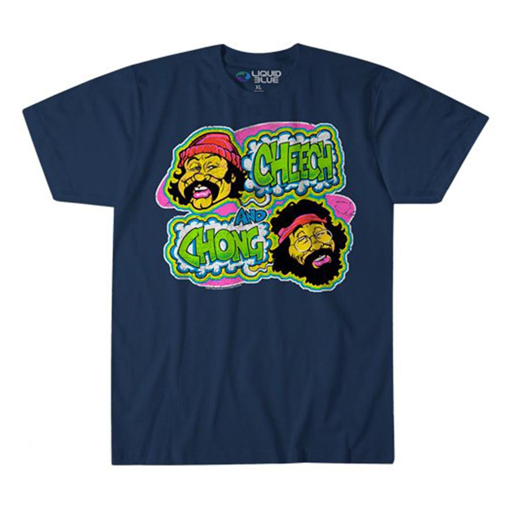 Mens Cheech and Chong Transfer T-Shirt - HalfMoonMusic