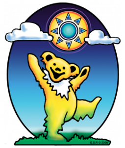 Grateful Dead Sunny Bear Sticker - HalfMoonMusic