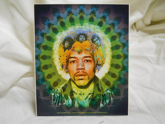 Jimi Hendrix Mastermind Sticker - HalfMoonMusic