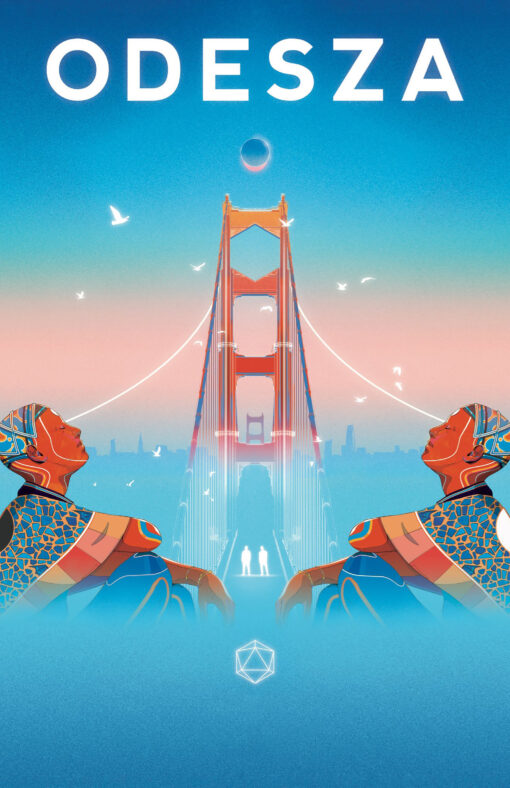 11x17 Odesza Countertop Poster - HalfMoonMusic