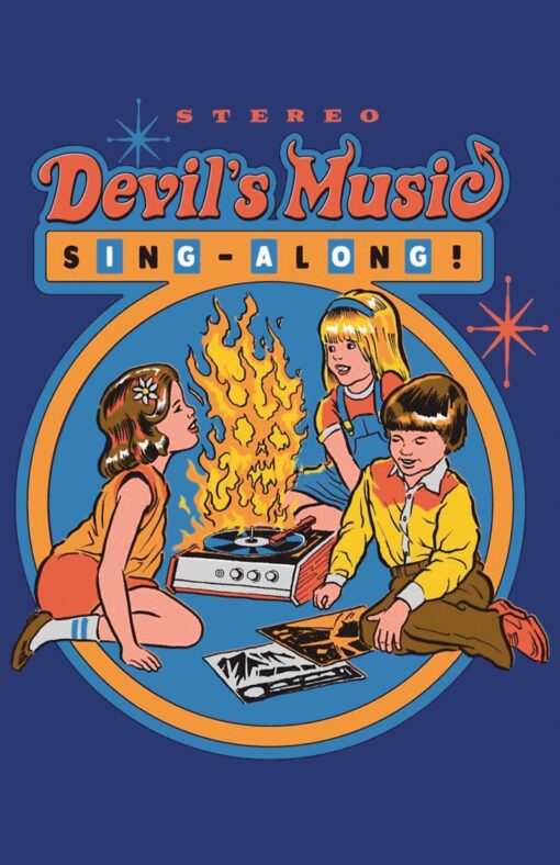 11x17 Steven Rhodes Devil Music Countertop Poster - HalfMoonMusic