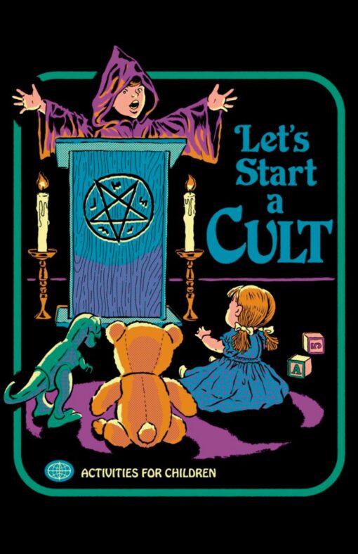 11x17 Steven Rhodes Let's Start A Cult Countertop Poster - HalfMoonMusic