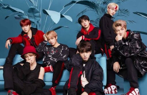 11x17 BTS K-Pop Blue Countertop Poster - HalfMoonMusic