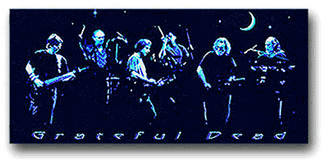 Grateful Dead Space Window Sticker - HalfMoonMusic