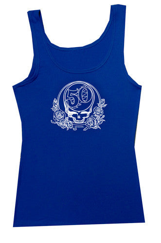 Grateful Dead Womens 50th Anniversary Tank Top - HalfMoonMusic