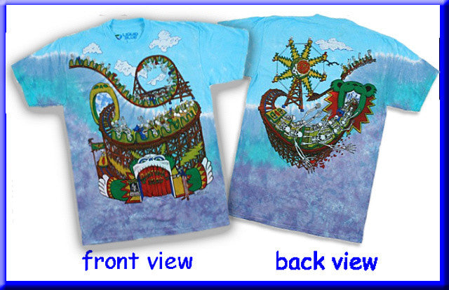 Men's Grateful Dead Amusement Park Tie Dye T-shirt - HalfMoonMusic