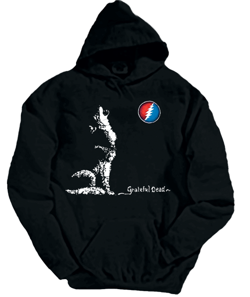 Grateful Dead Dire Wolf Moon Hoodie - HalfMoonMusic