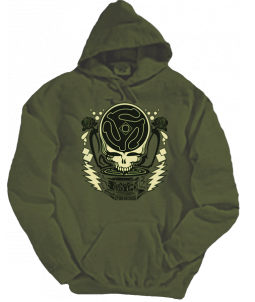 Grateful Dead Spun Records Hoodie - HalfMoonMusic