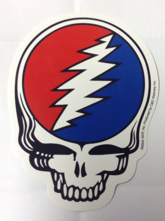 Classic Steal Your Face Sticker - HalfMoonMusic