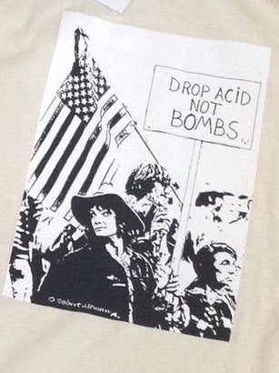 Drop Acid Not Bombs Hoodie - HalfMoonMusic