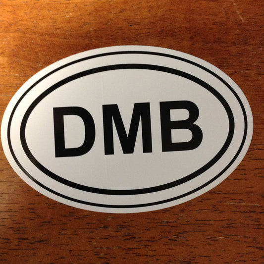 DMB Black And White Sticker - HalfMoonMusic