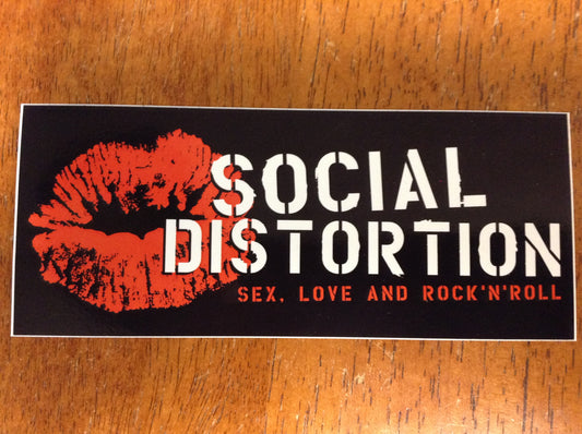 Social Distortion Sticker - HalfMoonMusic