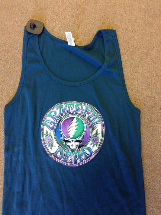 Women's batik Steal Your Face Tank Top - HalfMoonMusic