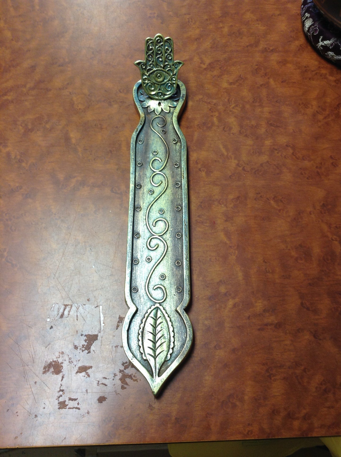 Hamsa Hand Incense Burner - HalfMoonMusic