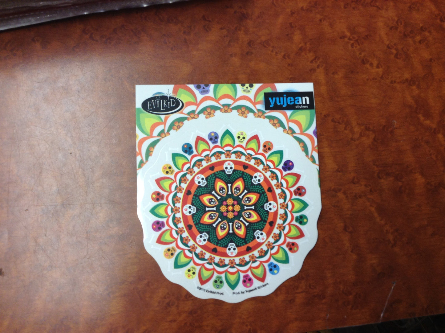 Muertos Mandala Sticker - HalfMoonMusic