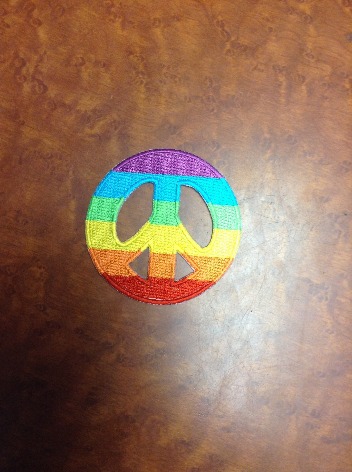 Rainbow Peace Cut Out - HalfMoonMusic