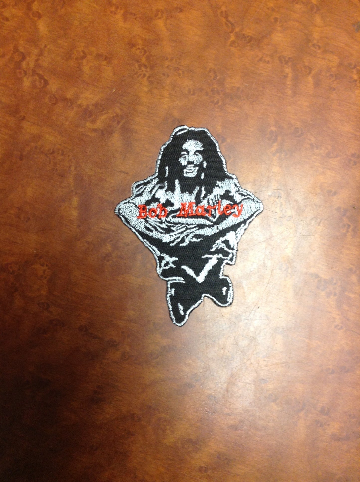 Bob Marley Sitting Patch - HalfMoonMusic