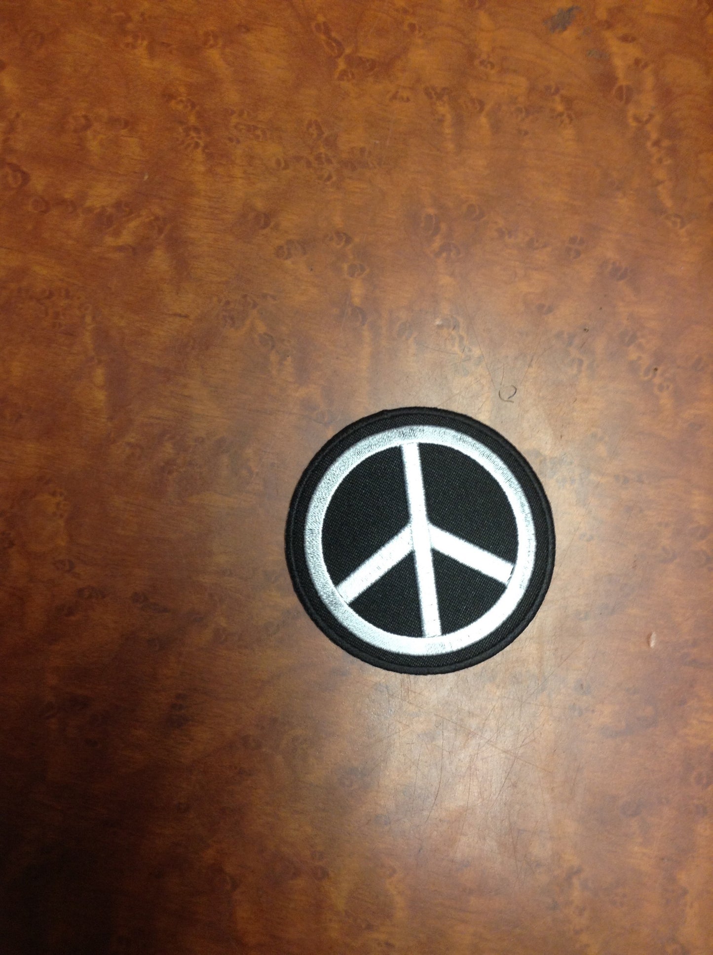 Peace Patch B&W - HalfMoonMusic