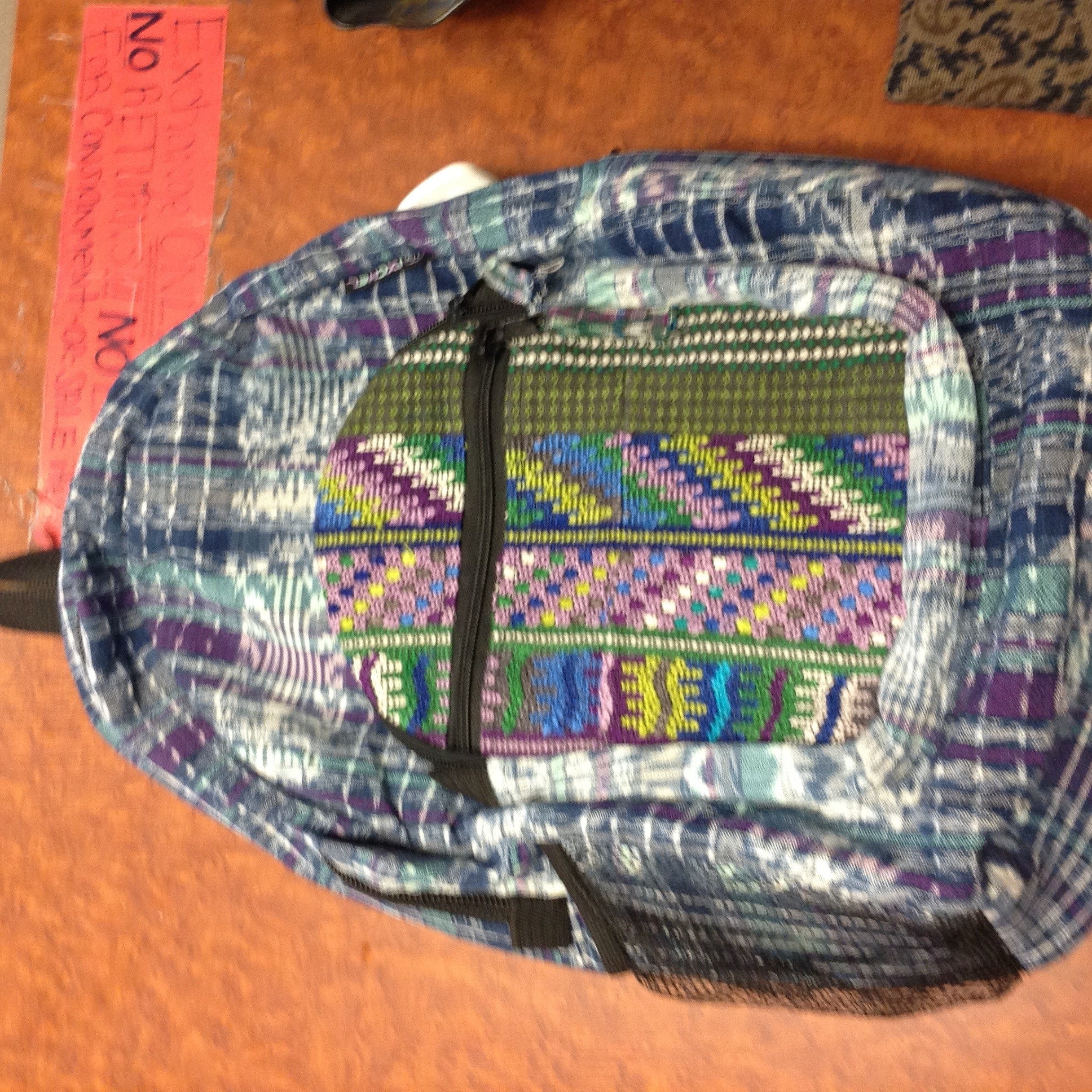 Basket Weave Brocade Daypack Backpack - HalfMoonMusic