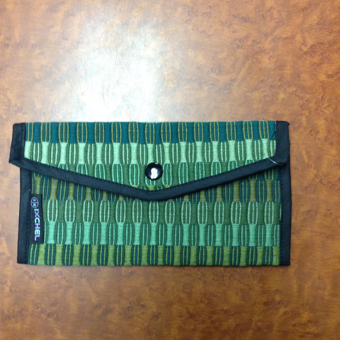 Brocade Button Clutch Purse - HalfMoonMusic