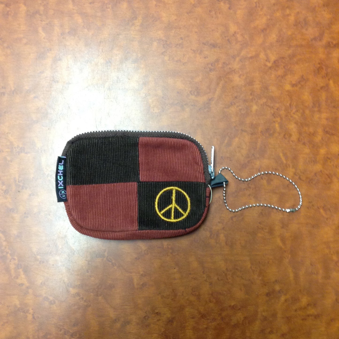 Peace Symbol Patchwork ID Purse - HalfMoonMusic