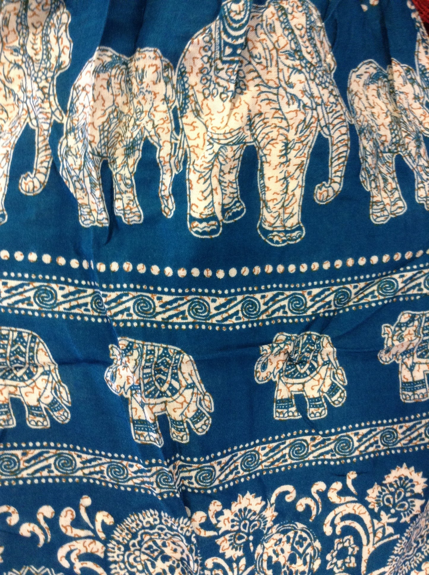 Mens Drawstring Elephant Shorts - HalfMoonMusic