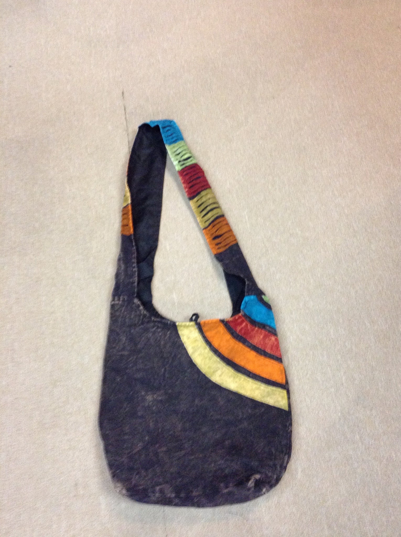 Happy As A Hummingbird Stonewash Shoulder Bag - HalfMoonMusic