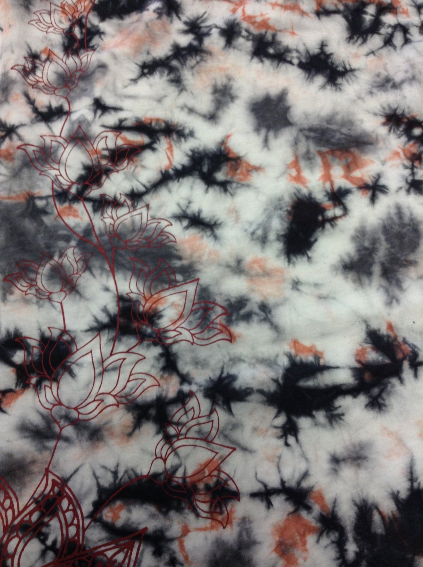 Tie Dye Lotus Vine Skirt - HalfMoonMusic
