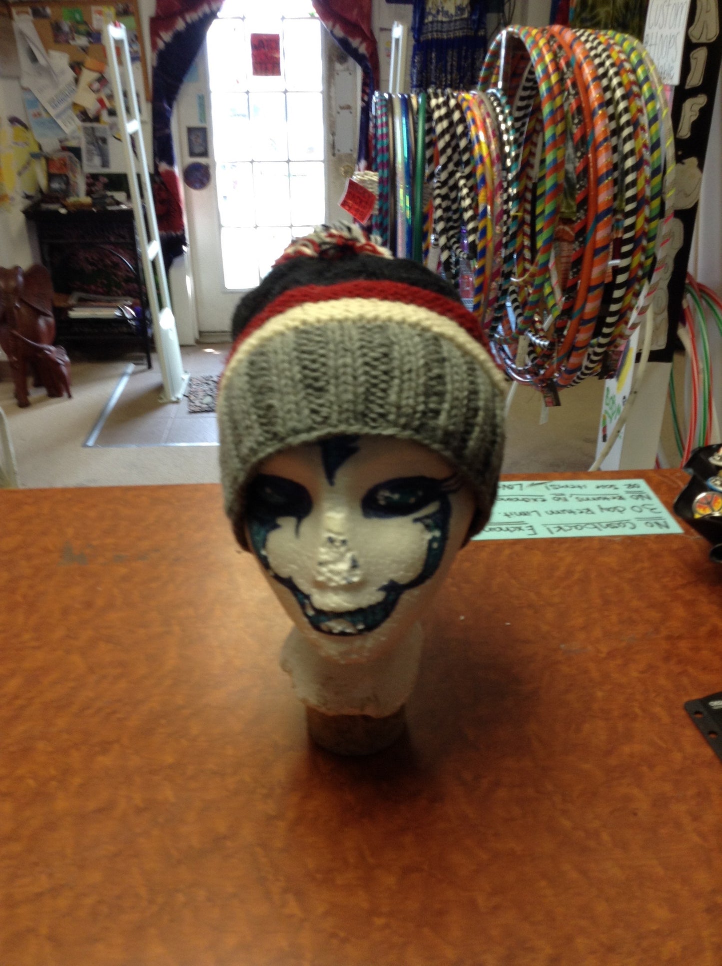 Day And Night Knitted Beanie - HalfMoonMusic