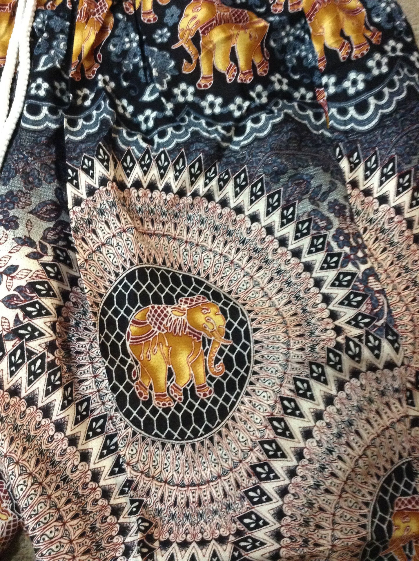 Elephant Drawstring Pants - HalfMoonMusic