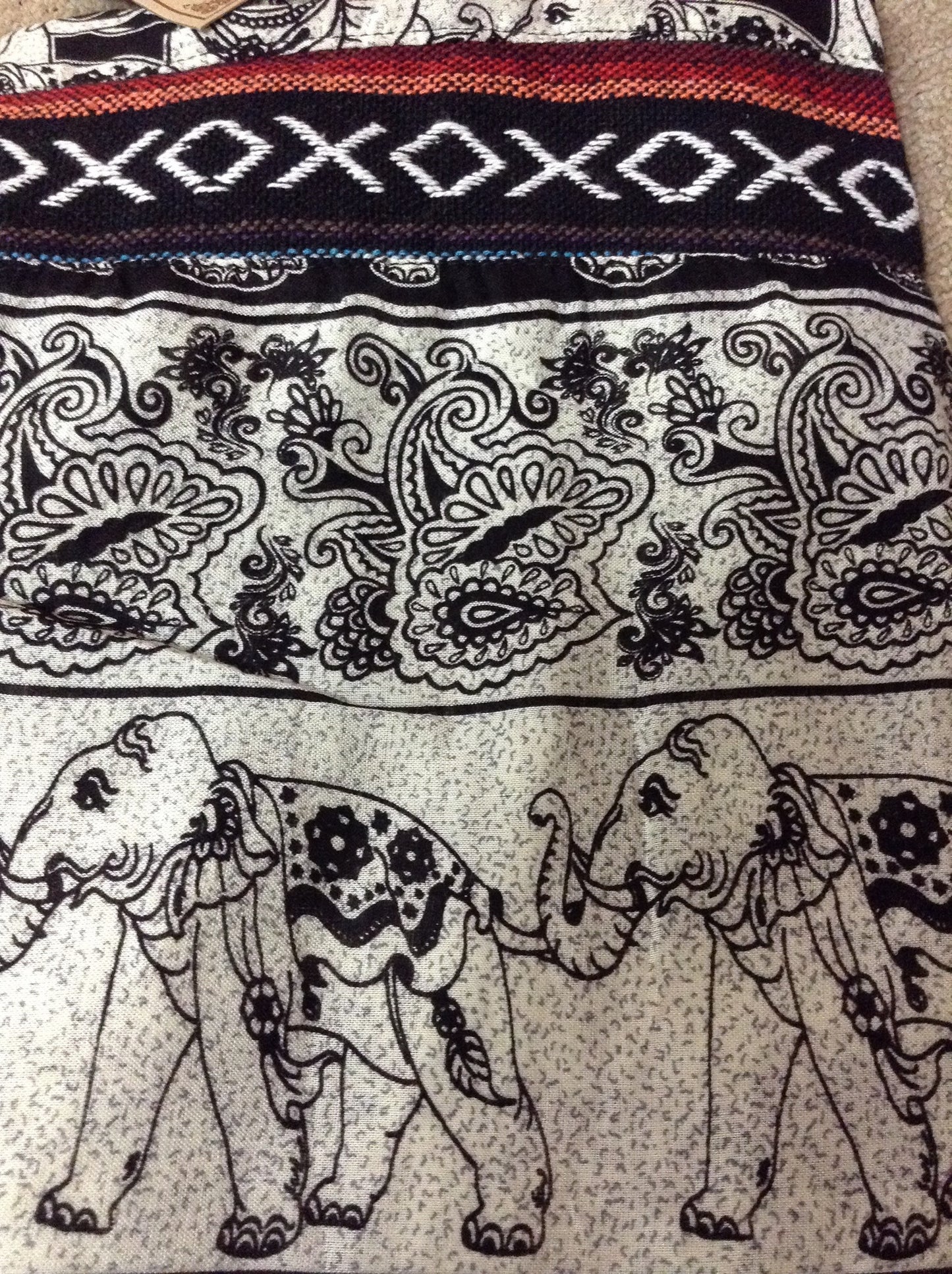 Elephant Wide Leg Banded Pants - HalfMoonMusic