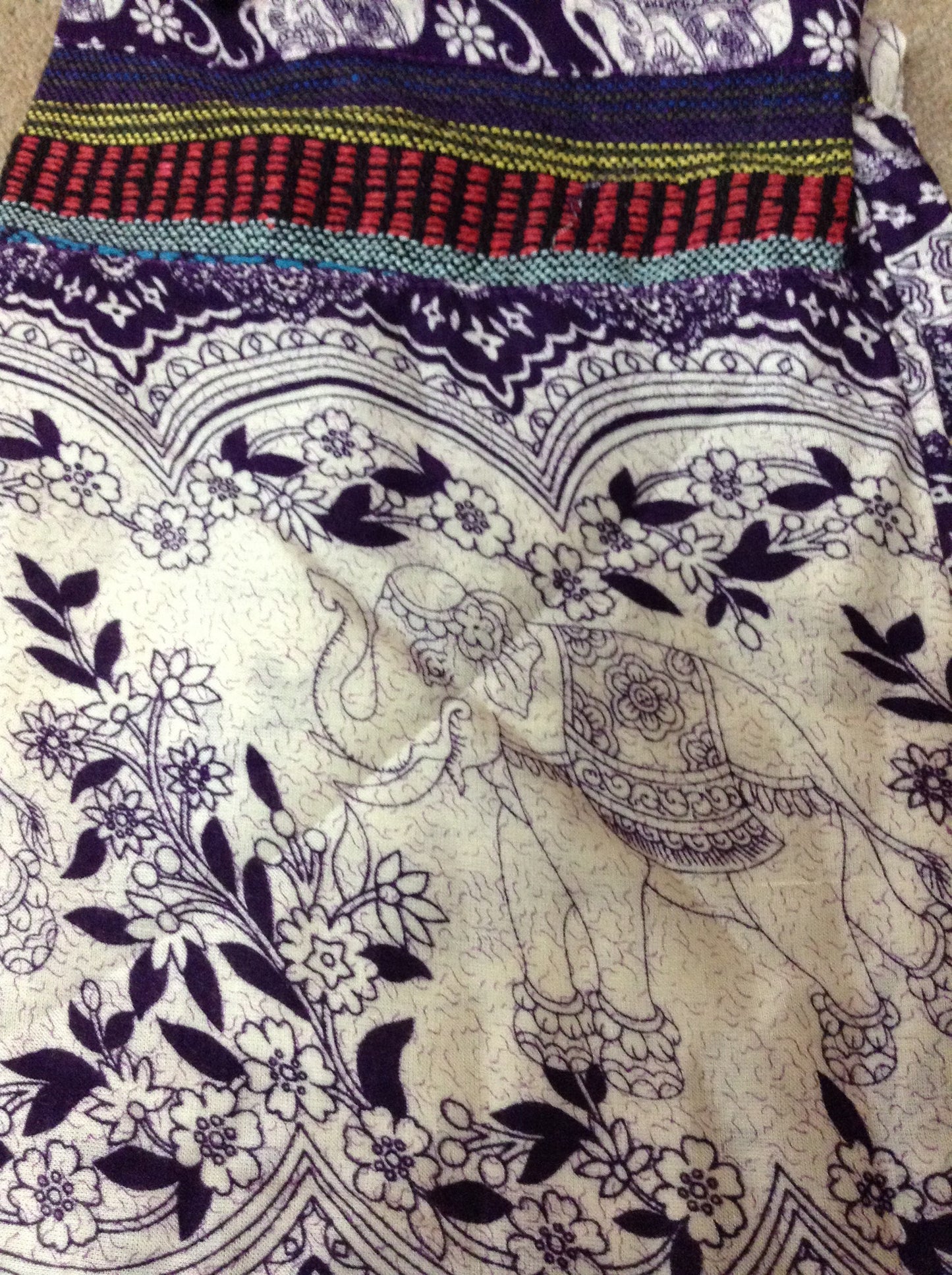 Elephant Wide Leg Banded Pants - HalfMoonMusic