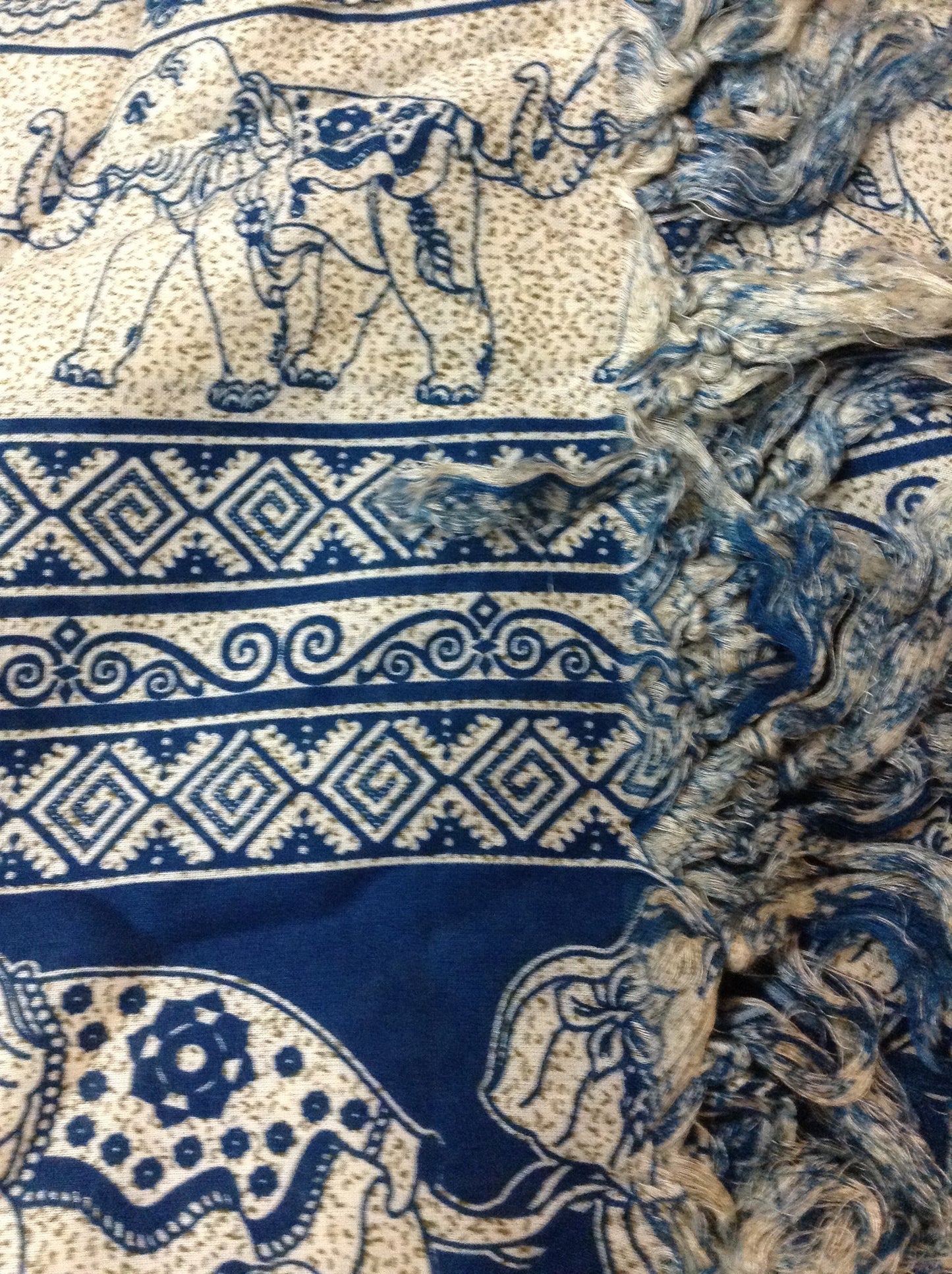 Elephant Print Sarong - HalfMoonMusic