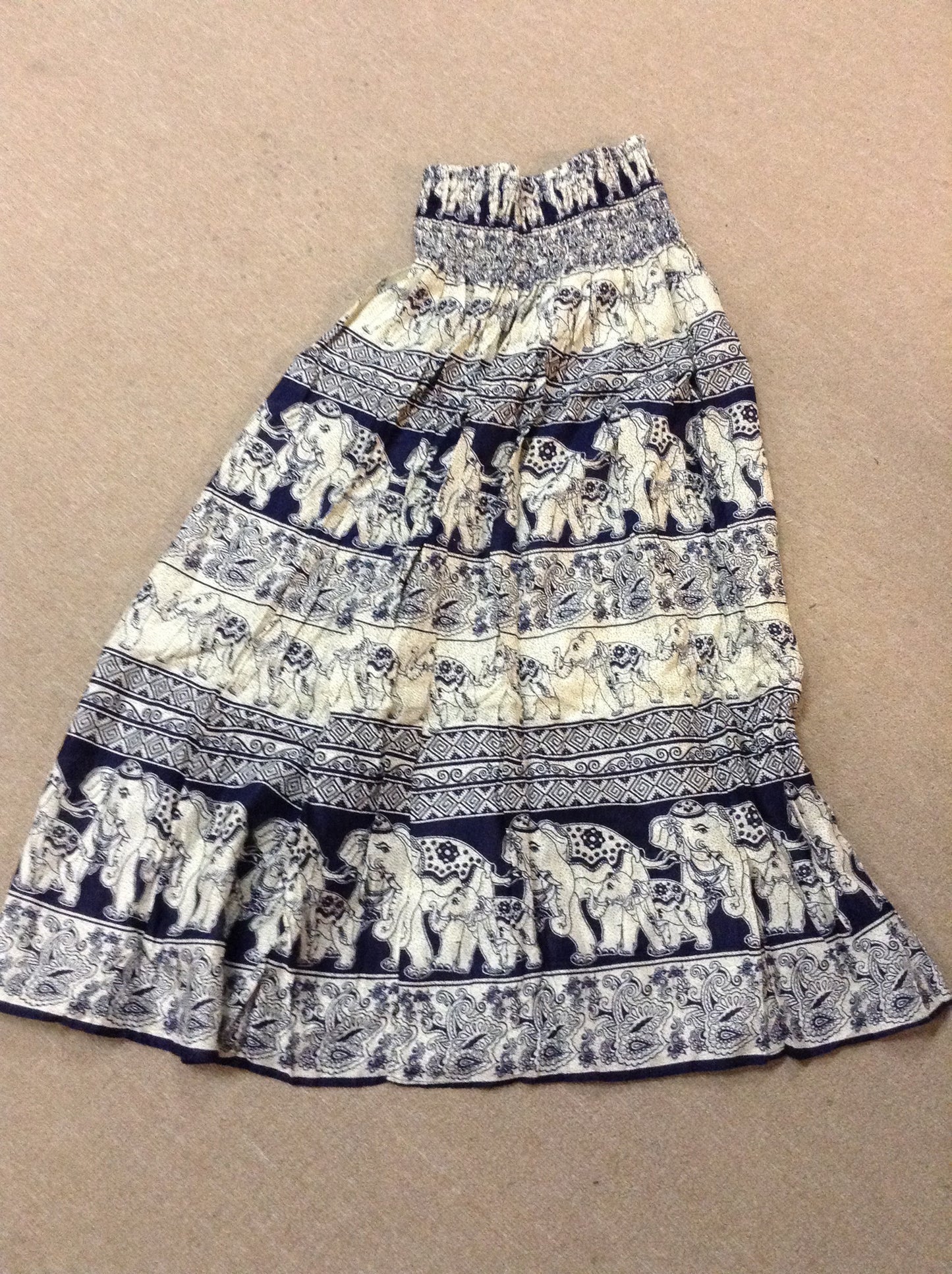 Womens Long Elephant Skirt - HalfMoonMusic